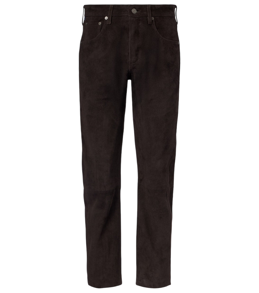 Pantalon droit taille mi-haute en daim Winslow de Citizens of Humanity