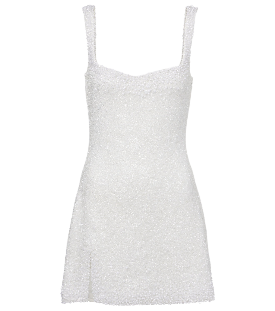 Clio Peppiatt Bridal Venus embellished minidress
