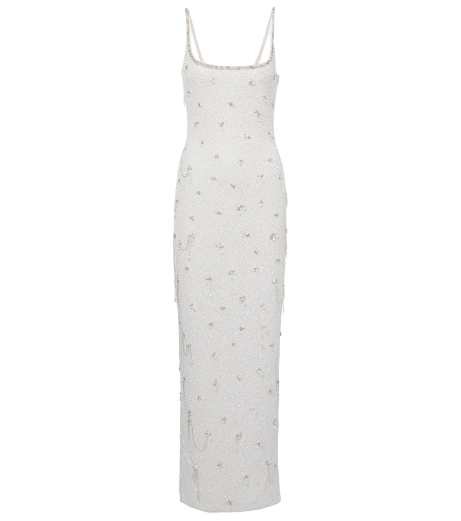 Robe ornée Clio Peppiatt Droplet