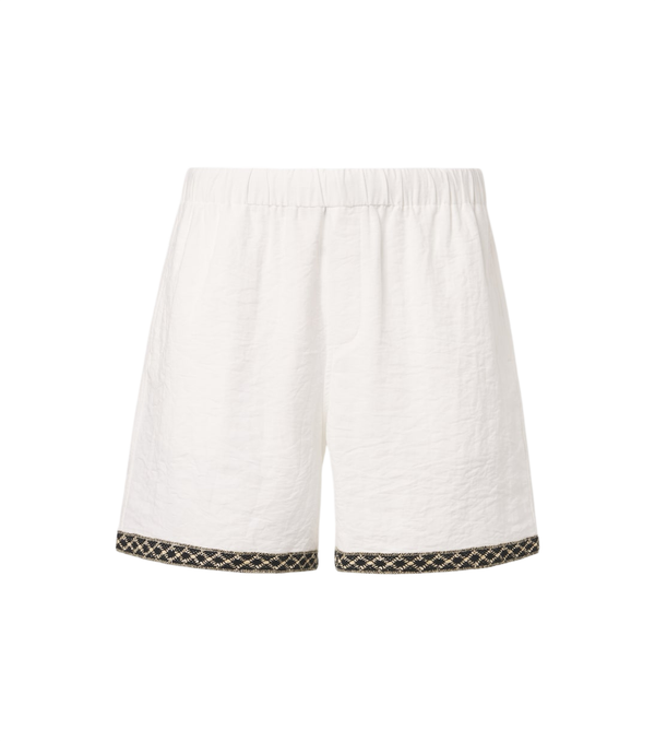 Commas Pantaloncini con bordo all'uncinetto