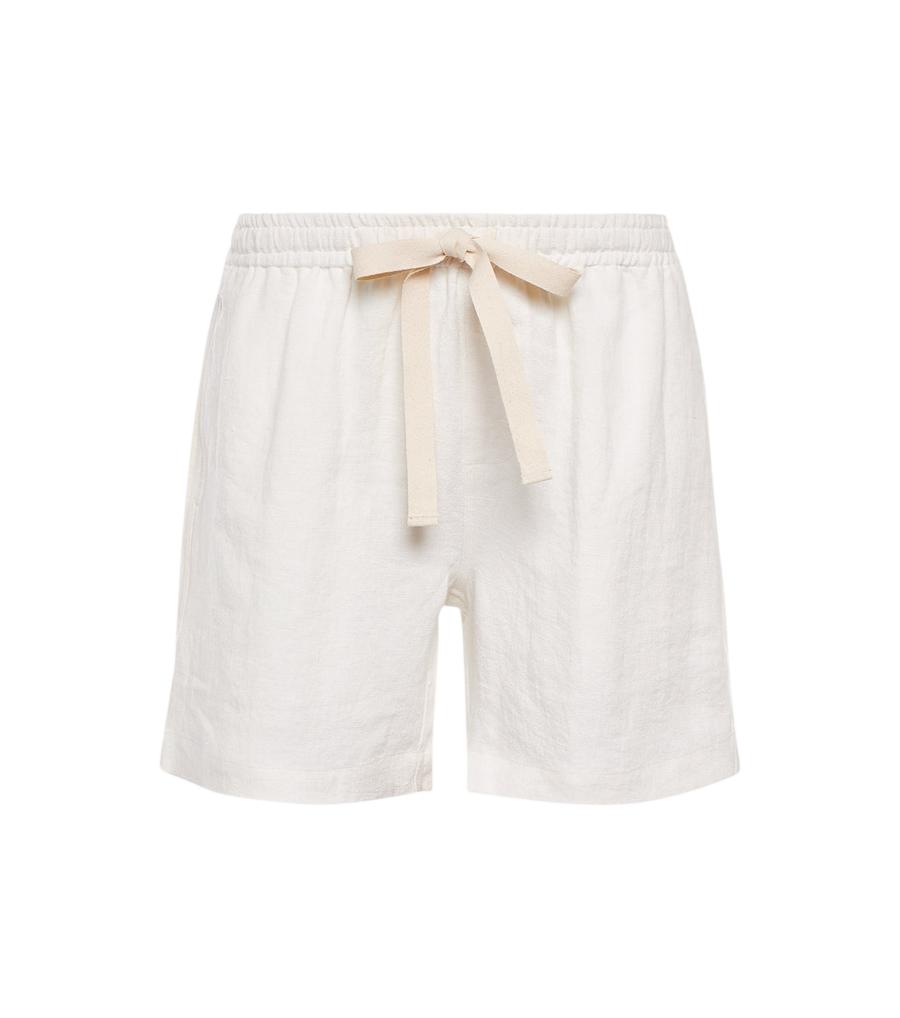 Commas Linen shorts