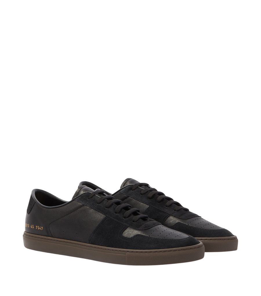 Common Projects Bball Duo suede-trimmed leather sneakers