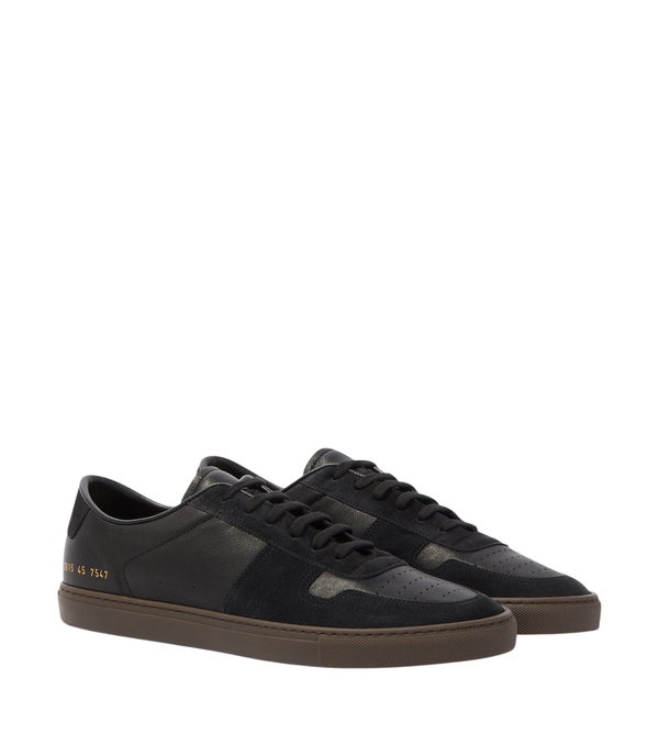 Common Projects Bball Duo suede-trimmed leather sneakers