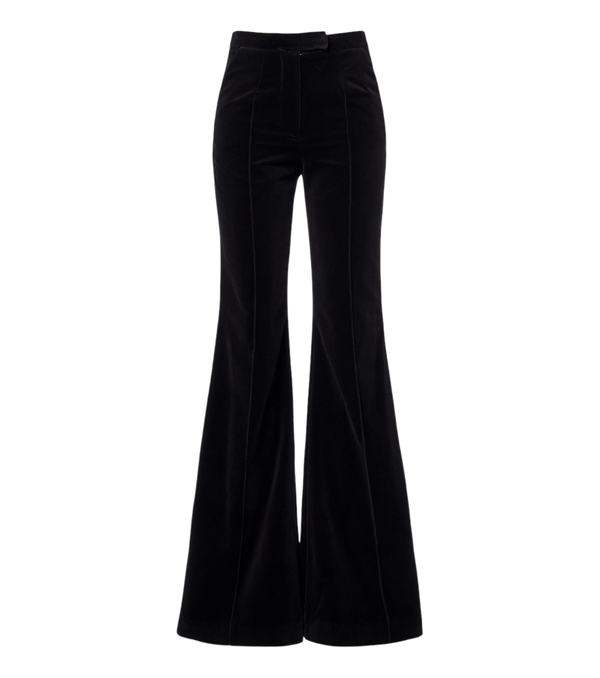 Pantalones acampanados de terciopelo de algodón Avice de Costarellos