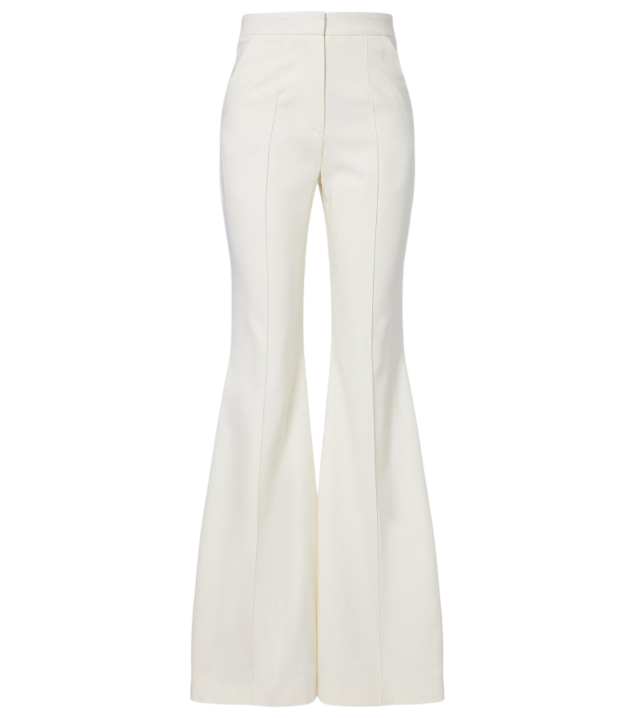 Costarellos Daline wool-blend flared pants