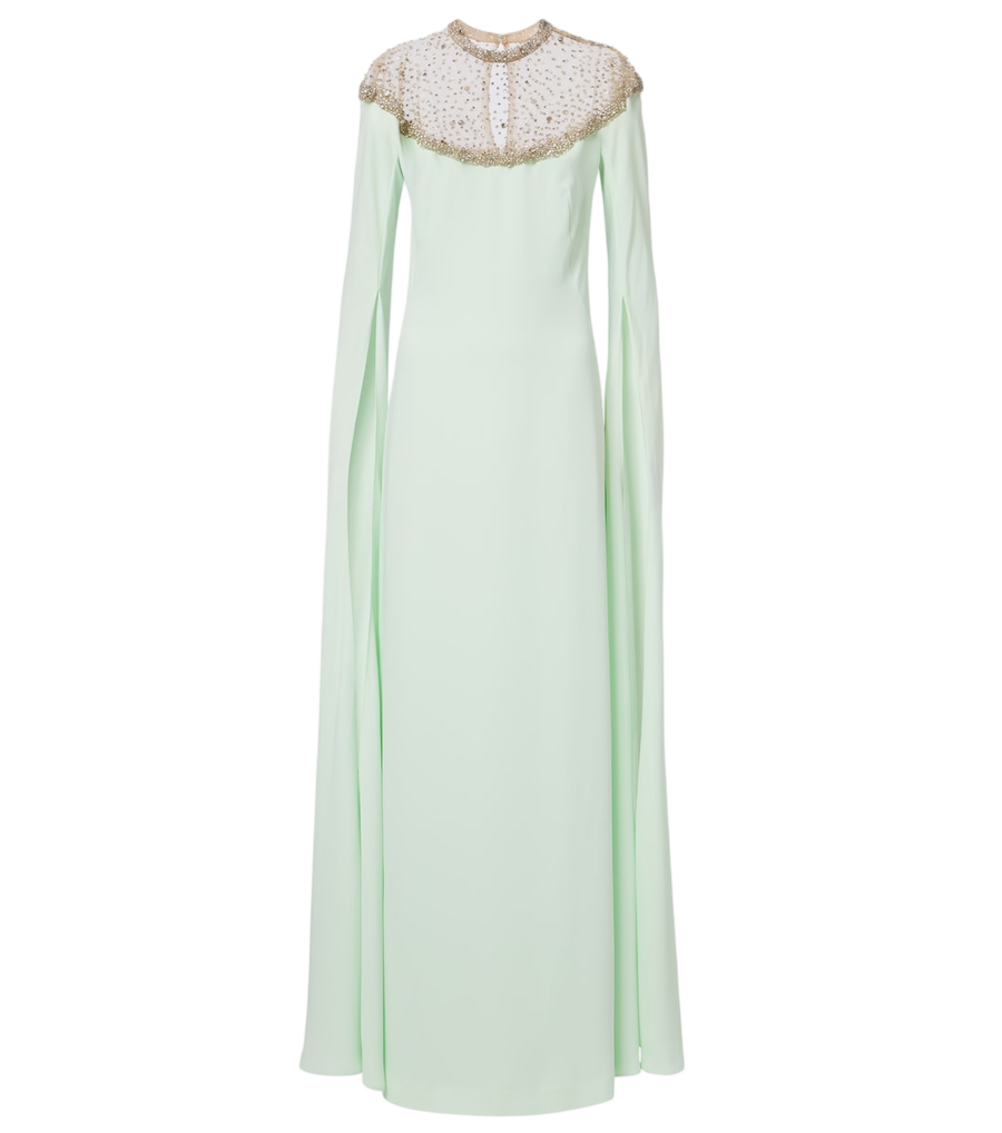 Vestido de noche con adornos de Costarellos