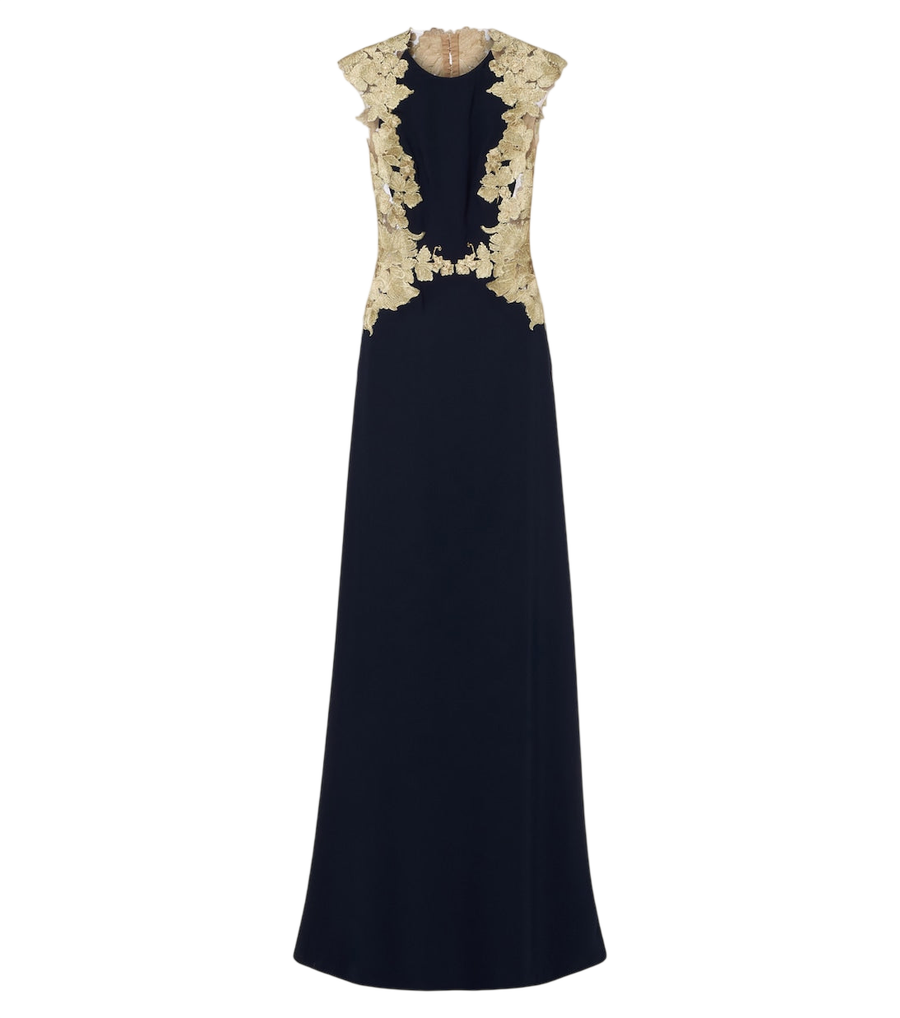 Costarellos Embroidered gown