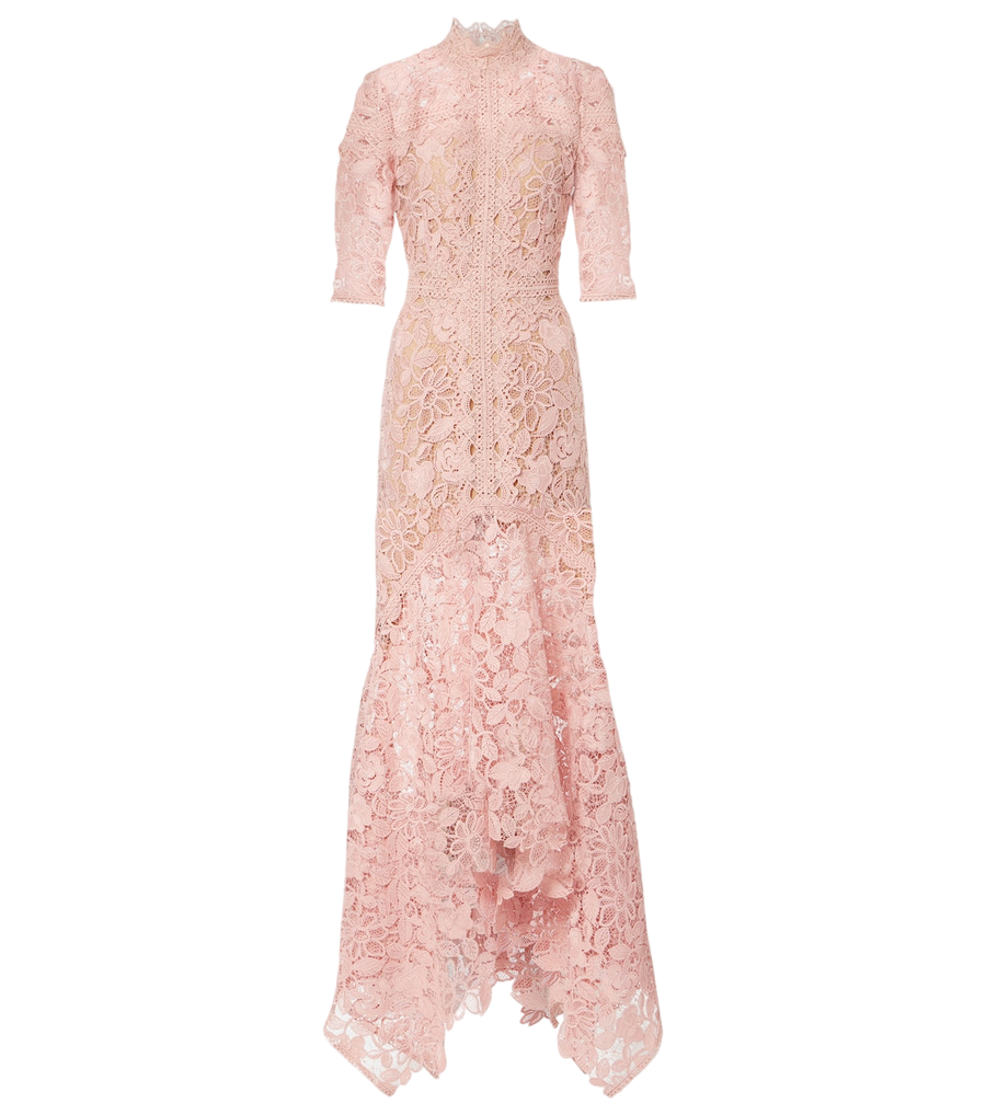 Costarellos Floral lace gown