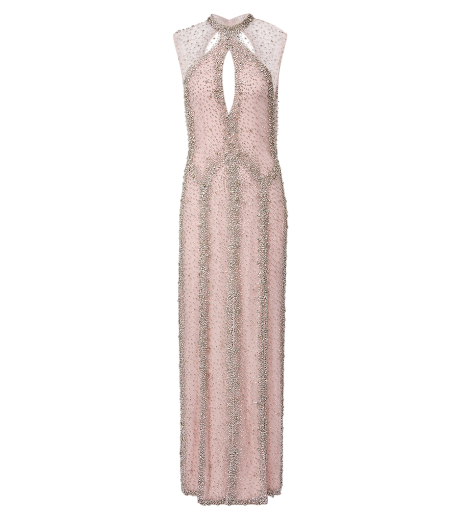 Costarellos Serena cutout embellished gown
