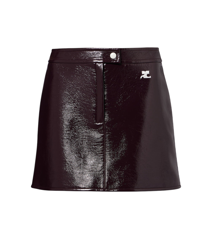 Courrèges Minigonna in misto cotone