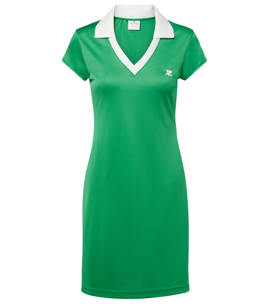 Courrèges Jersey polo dress