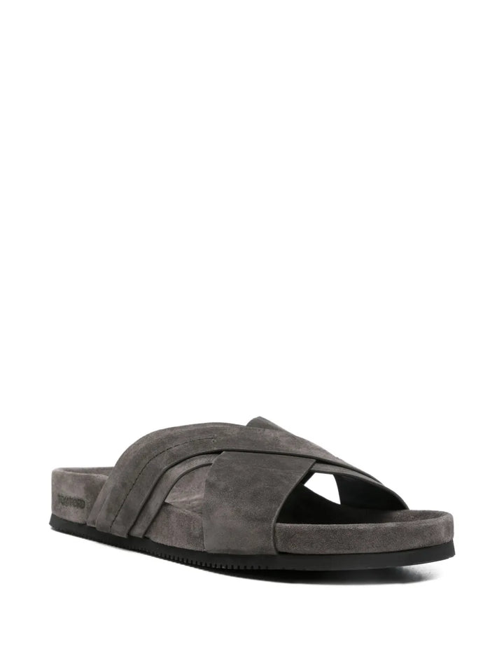 TOM FORD crisscross strap sandals
