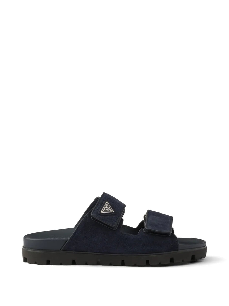 Prada suede band sandals