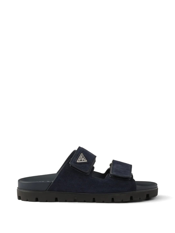 Prada suede band sandals