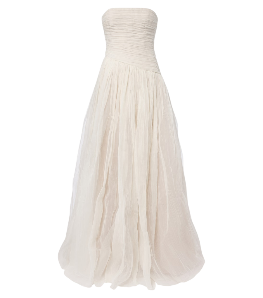 Robe bustier Mila en organza de soie Danielle Frankel Bridal