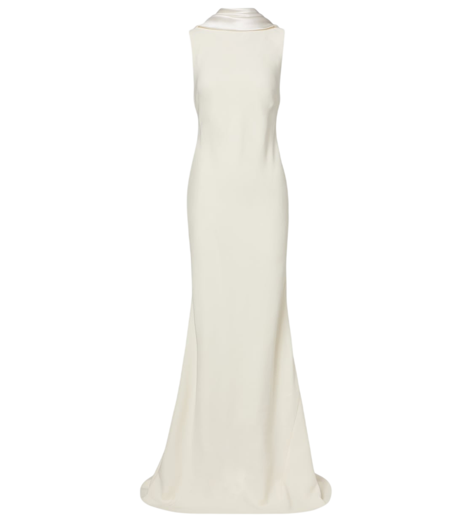 Danielle Frankel Bridal Miles wool-blend gown