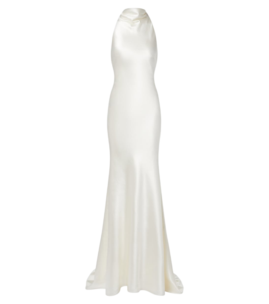 Robe de mariée Stella en laine et soie Danielle Frankel