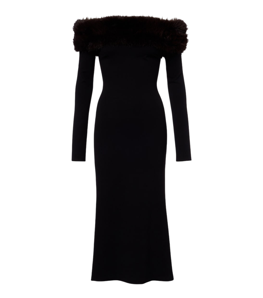 David Koma Off-shoulder midi dress