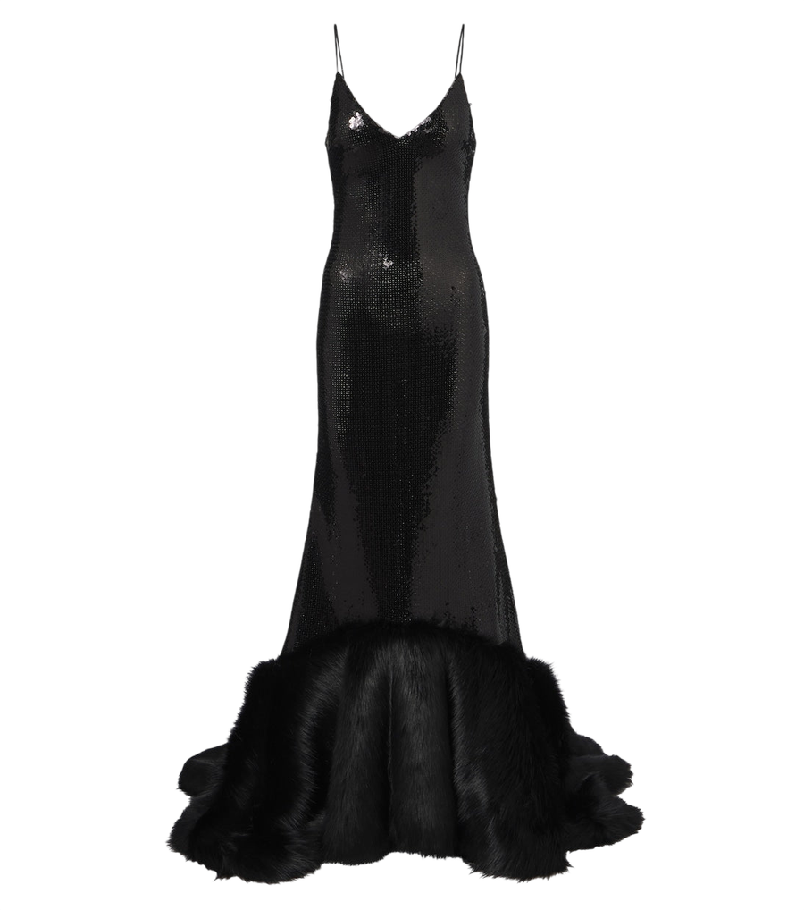 Vestido de lentejuelas de David Koma