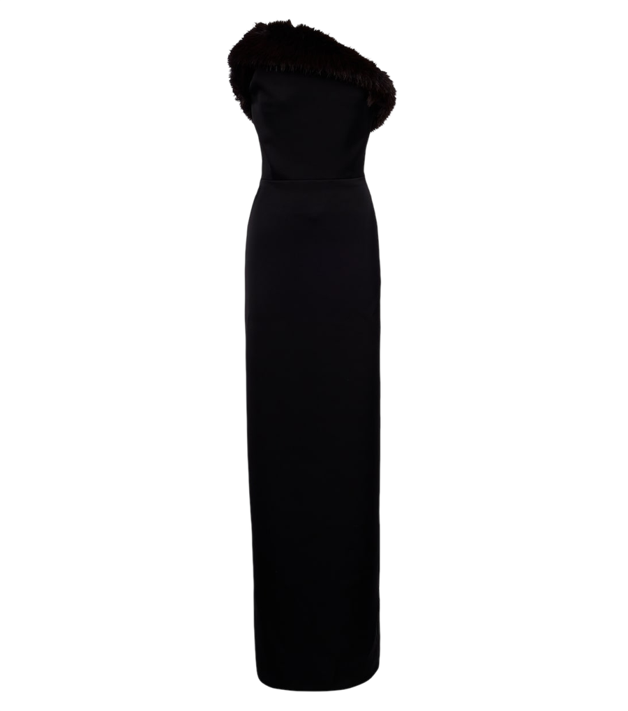 Robe bustier sans bretelles David Koma
