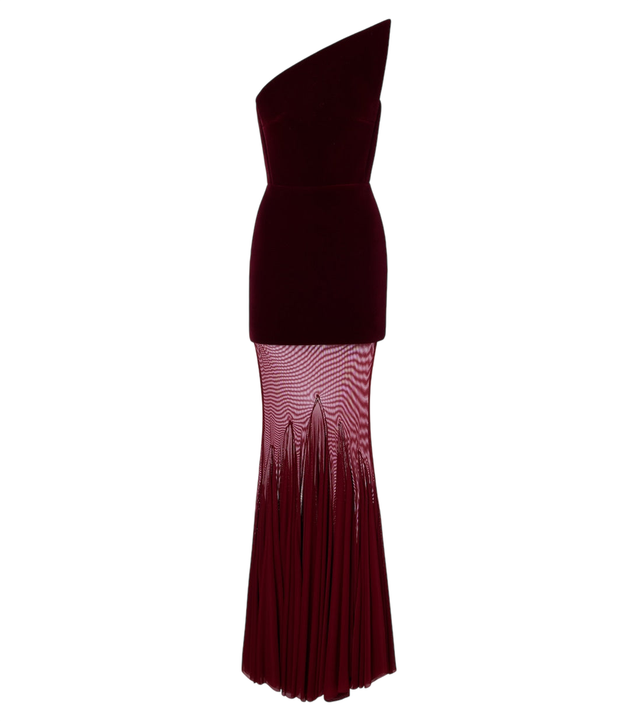 David Koma Velvet gown