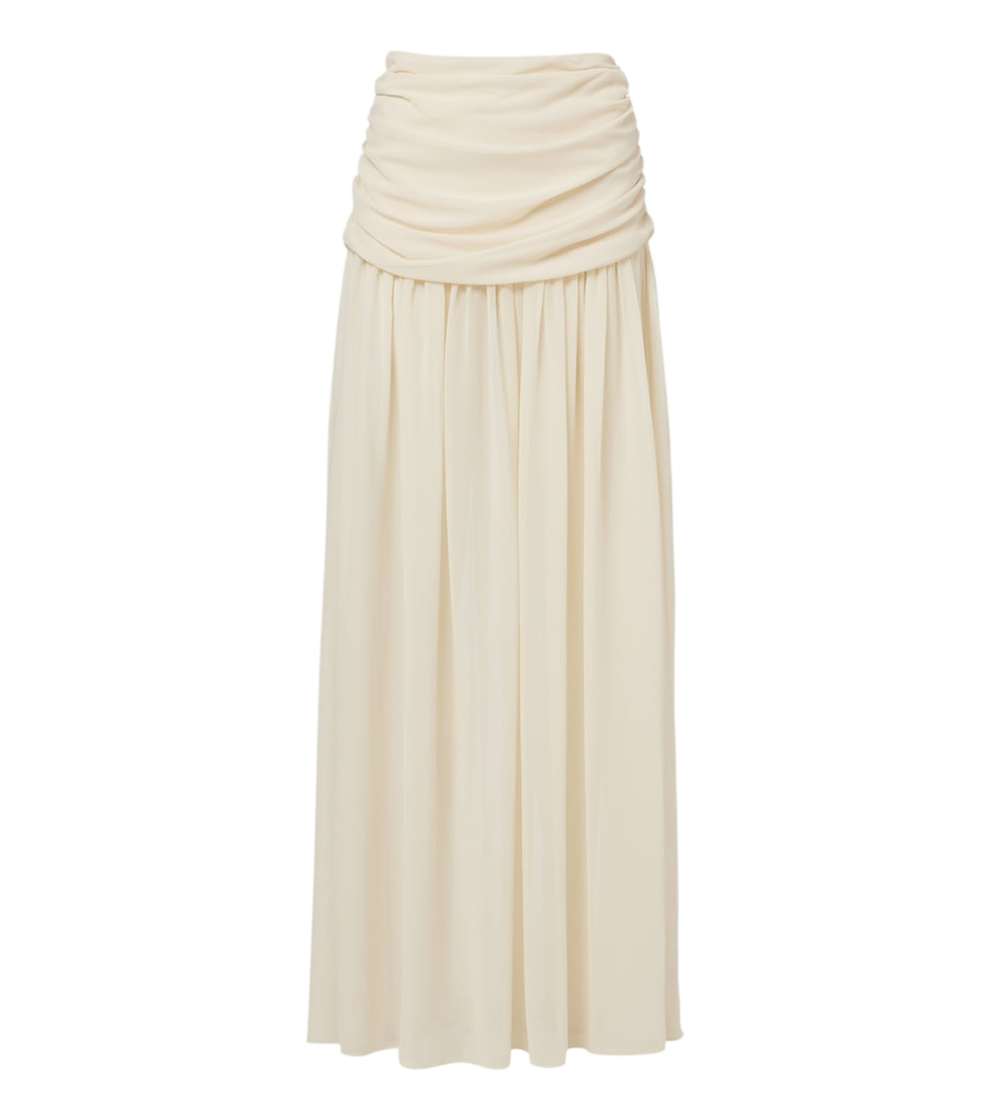 De La Vali Agapito chiffon maxi skirt