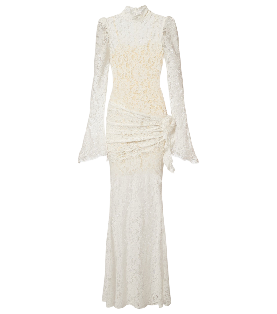 Robe de mariée en dentelle De La Vali Bridal Bodita en coton mélangé