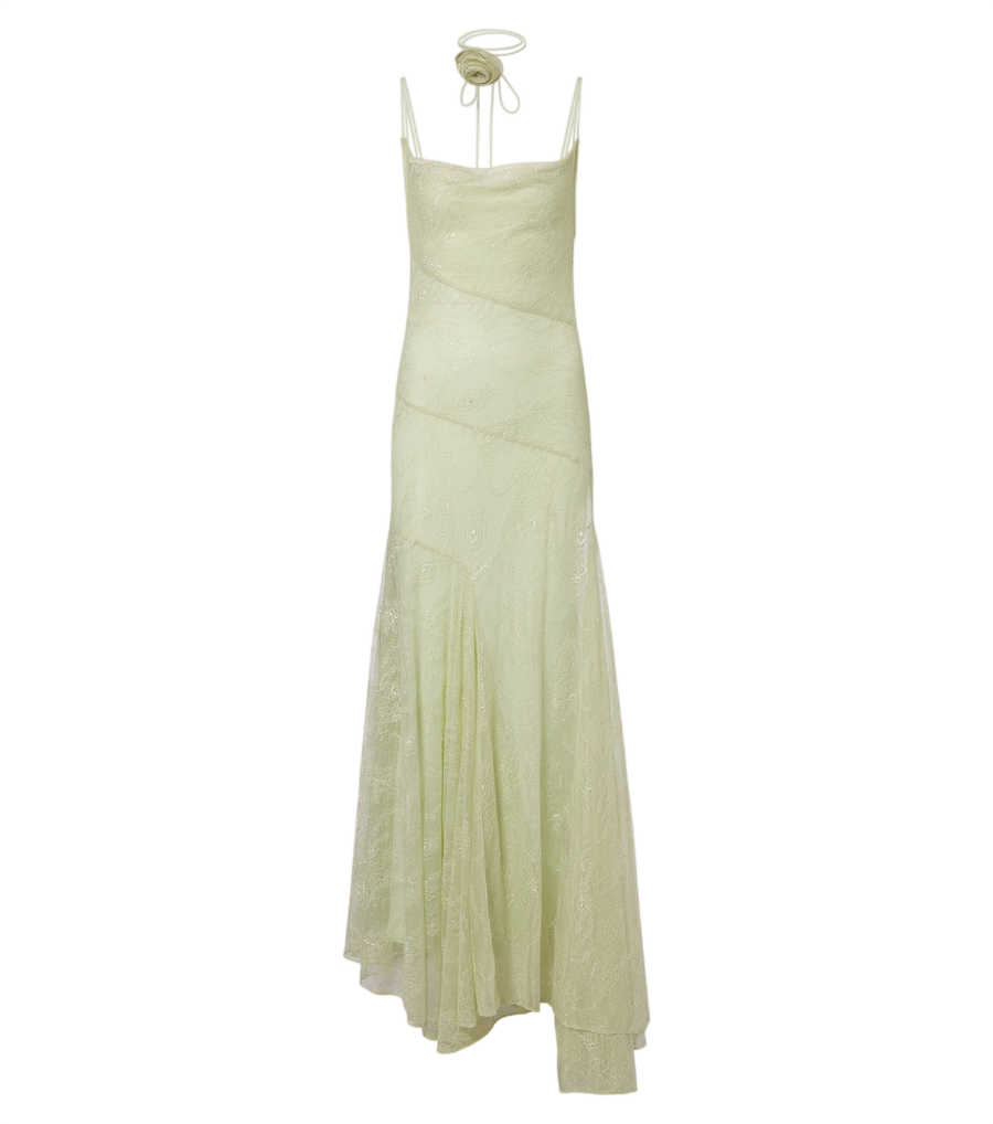 De La Vali Calima lace maxi dress