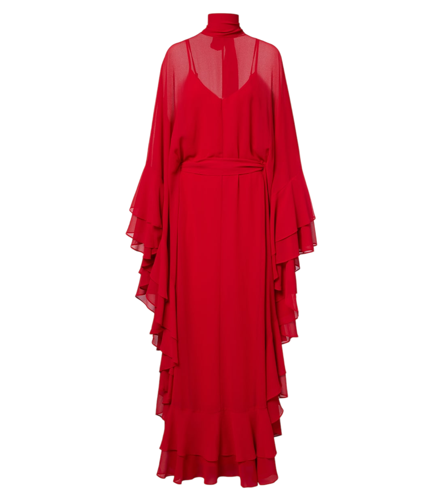 De La Vali Socorro chiffon maxi dress
