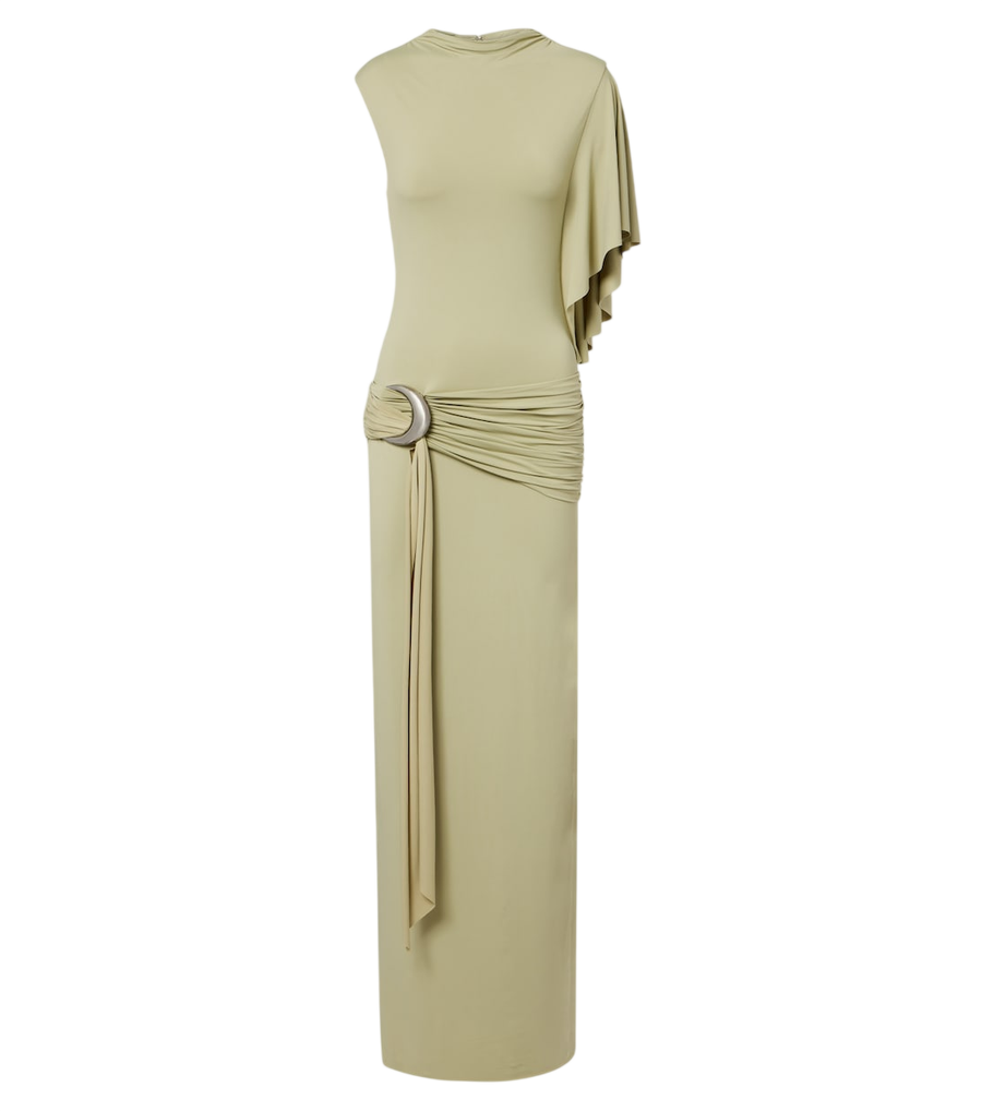 De La Vali Titan jersey maxi dress