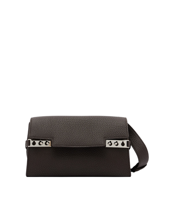 Delvaux Tempête City Medium leather crossbody bag