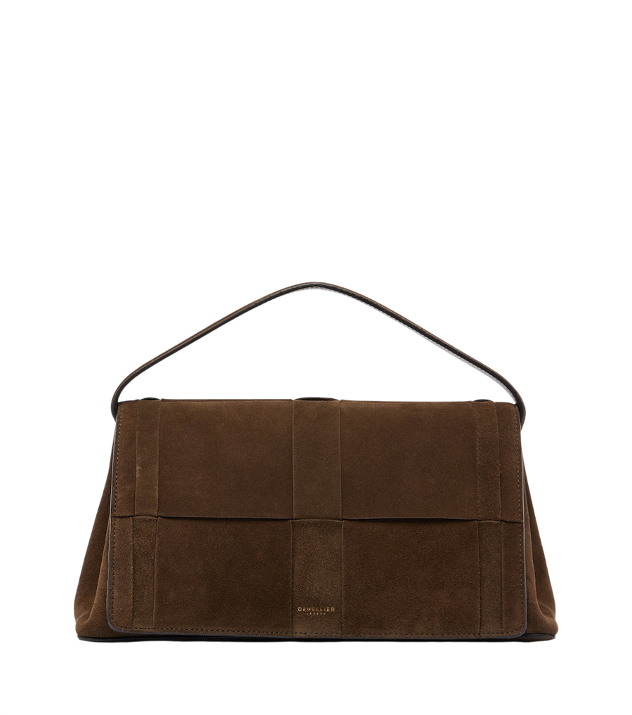 Petit sac porté épaule Florence en daim de DeMellier