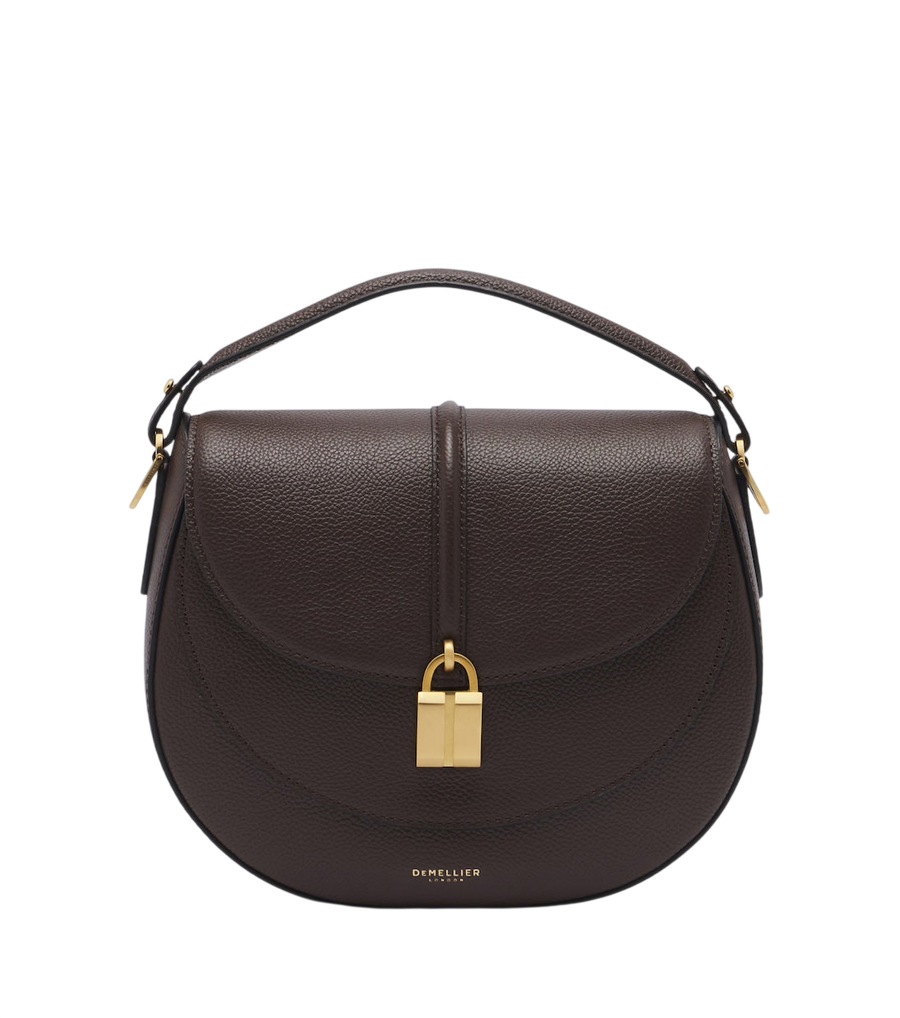 Bolso de hombro pequeño Siena Saddle de piel de DeMellier