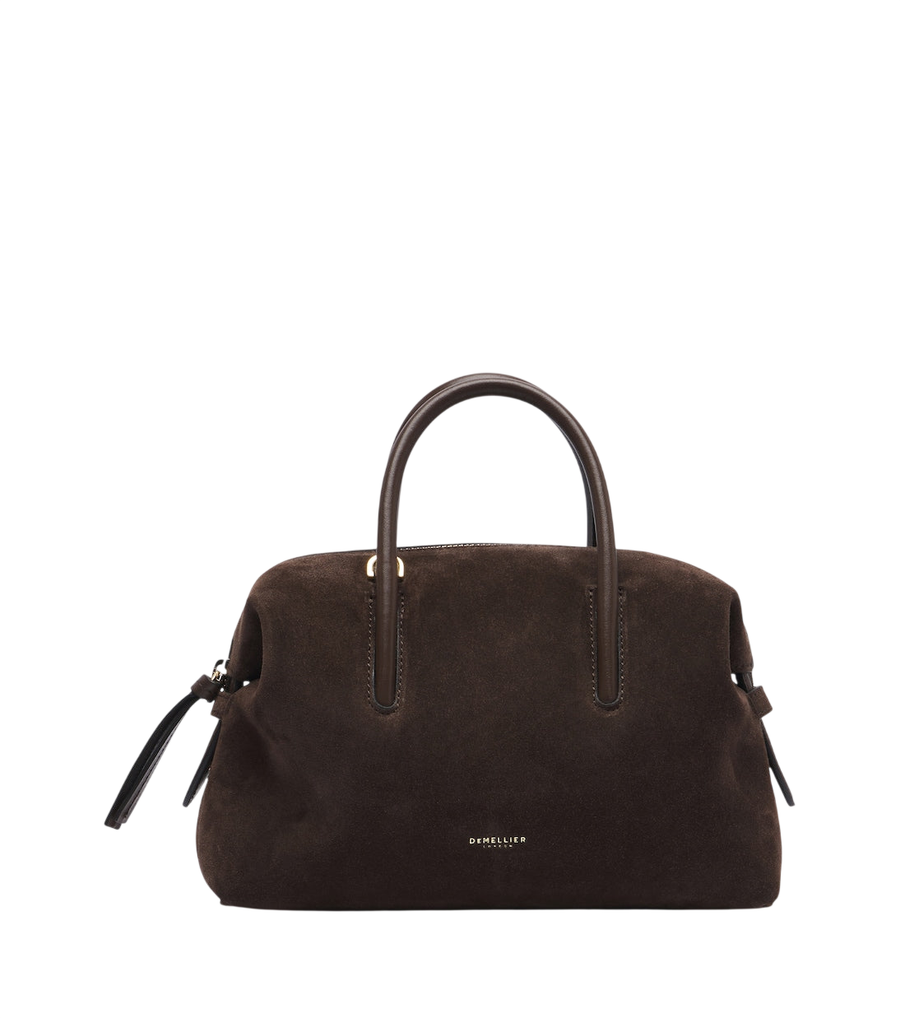 DeMellier Stockholm Small suede top-handle bag