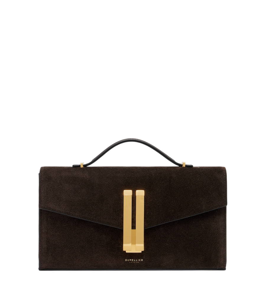 Pochette Vancouver en daim DeMellier