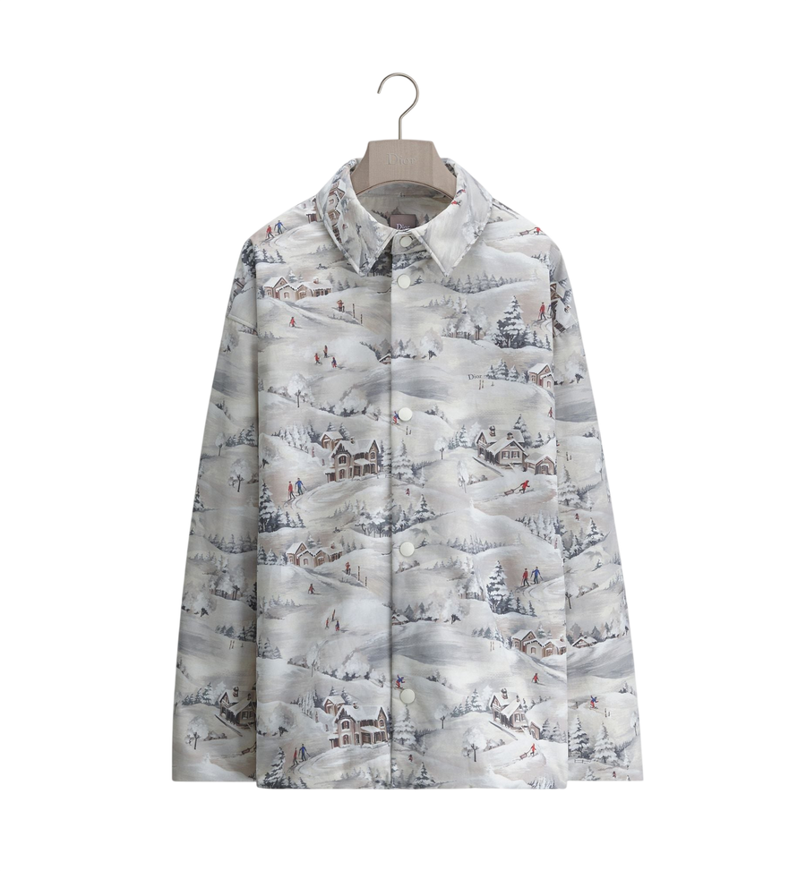 Dior DiorAlps Blouson Jacket  — Gray Cotton Blend