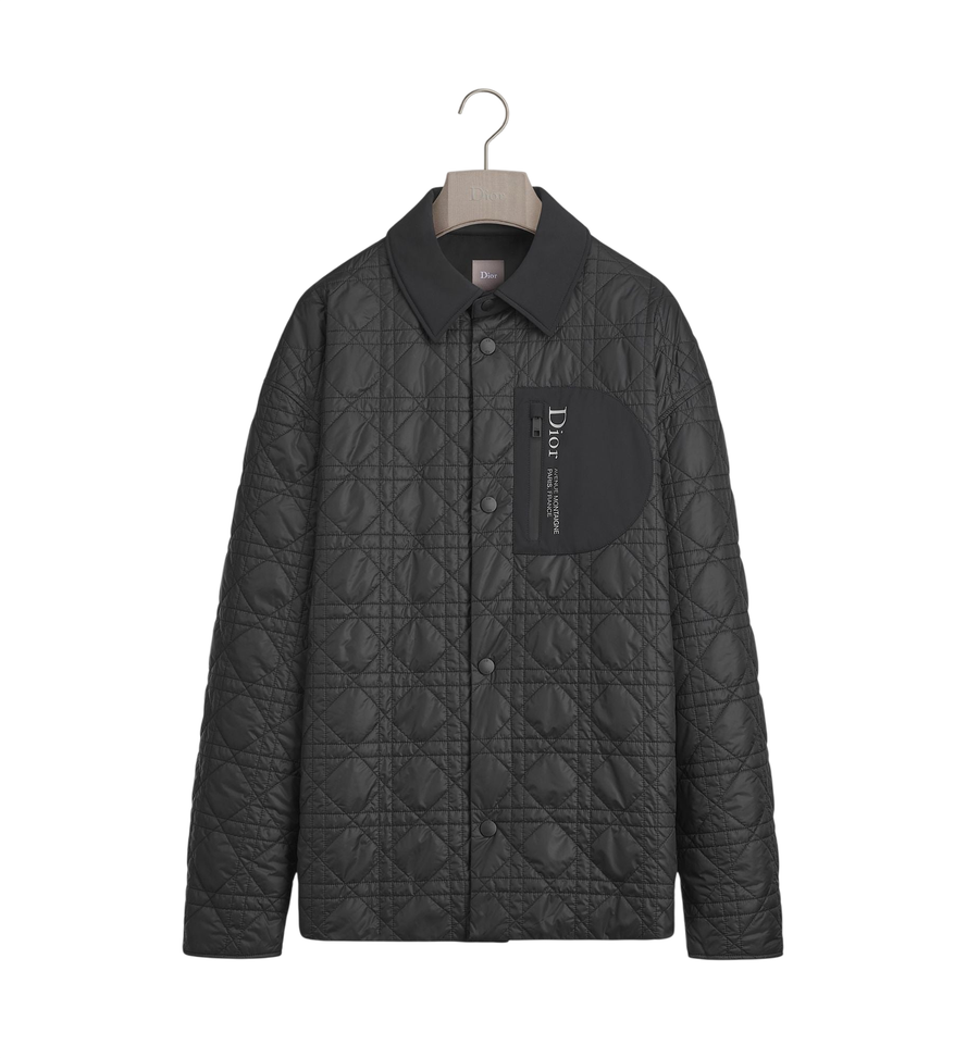 Dior DiorAlps Veste Blouson Cannage — Tissu Technique Noir
