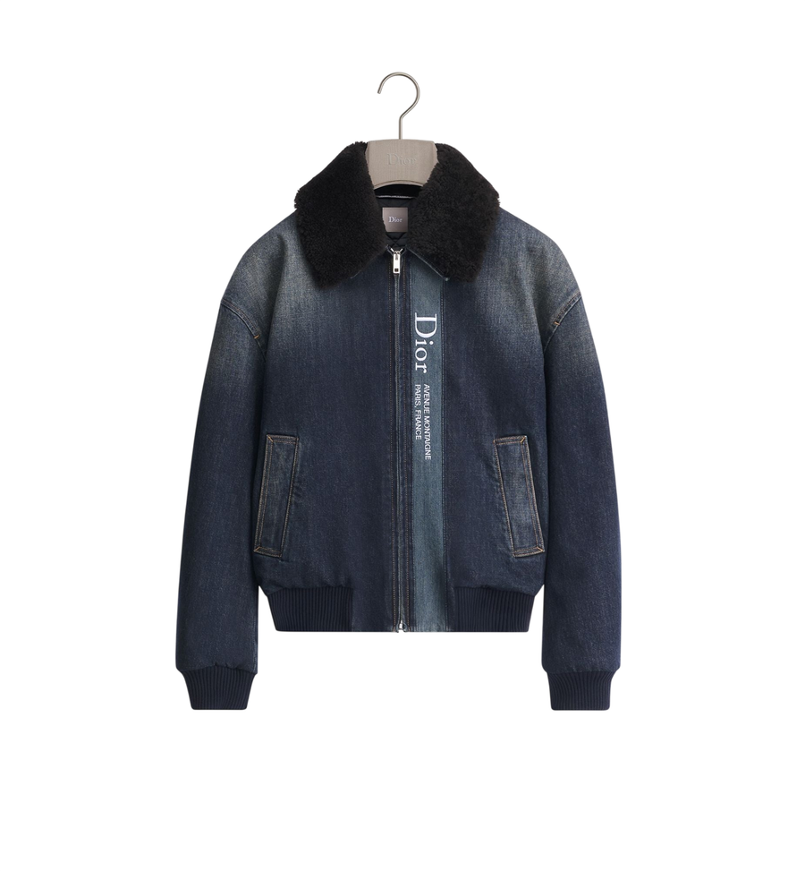 Veste Dior DiorAlps Dior Montaigne — Denim de coton bleu marine