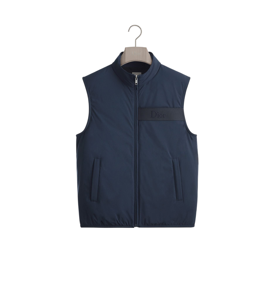 Dior Down Vest — Blue Technical Fabric