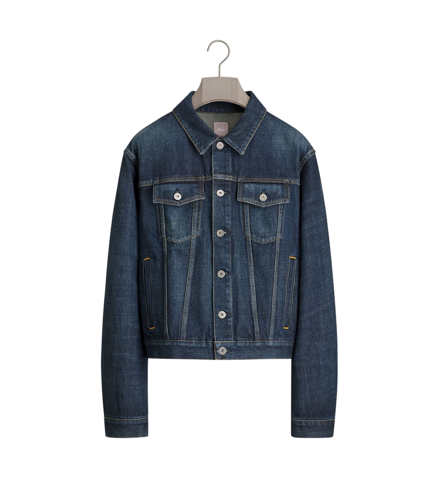 Veste Dior MKII — Sergé de coton bleu profond