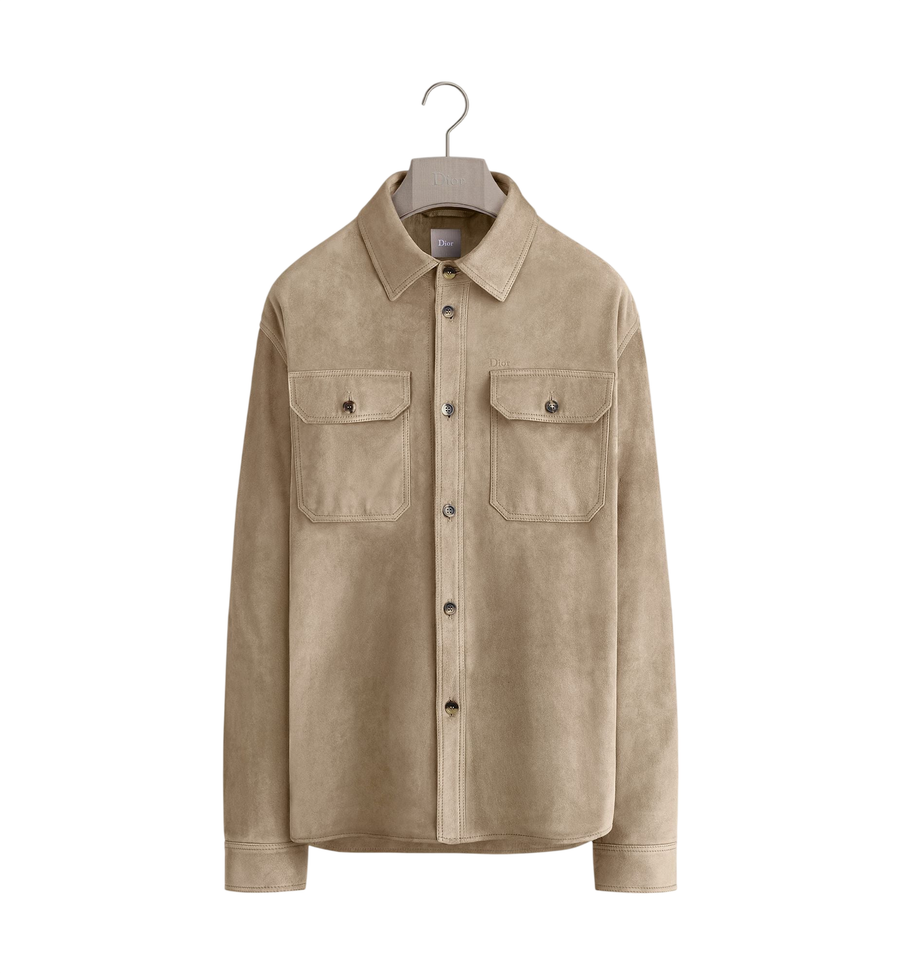 Dior Overshirt — Beige Lambskin