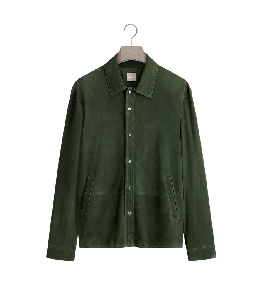 Dior Overshirt — Deep Green Lambskin
