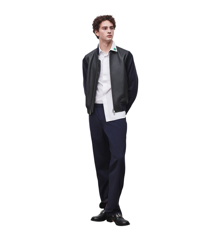Dior Zipped Blouson Jacket — Navy Blue Cowhide [white-bg-v2:d9eaad04-7e65-41c8-a178-cc1fbd083c0e]