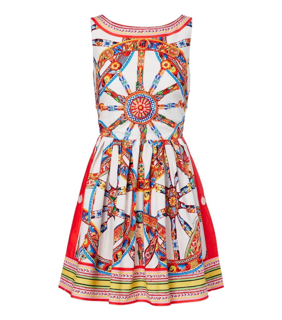 Dolce&Gabbana Carretto cotton minidress