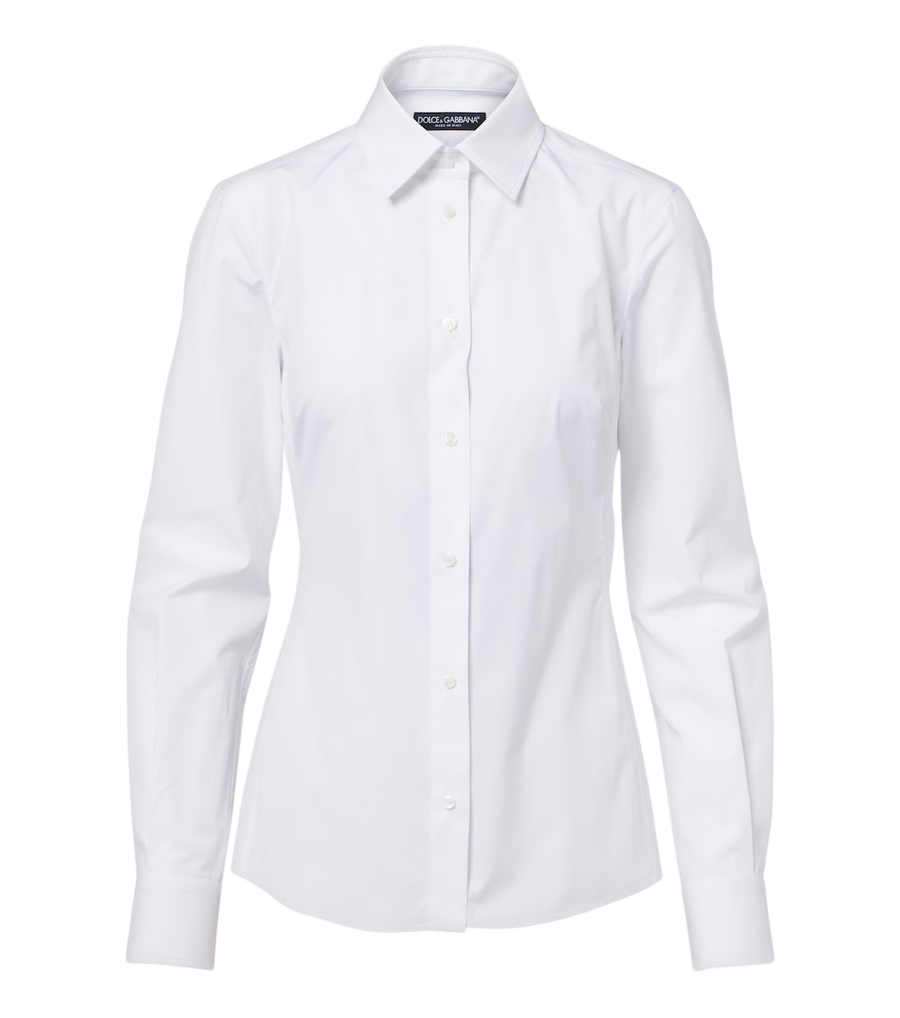 Camisa de mezcla de algodón de Dolce&Gabbana