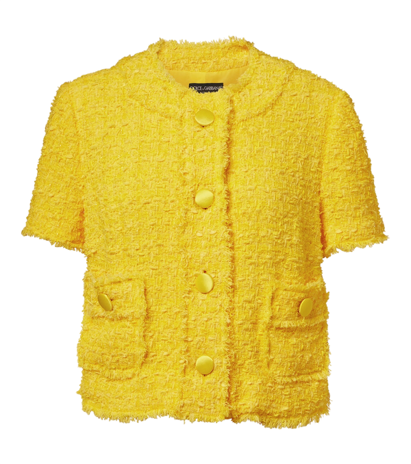 Dolce&Gabbana Cotton-blend tweed jacket
