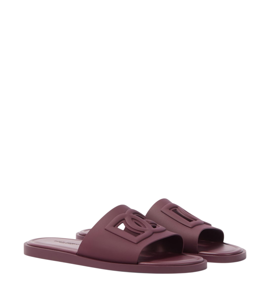 Dolce&Gabbana DG rubber slides