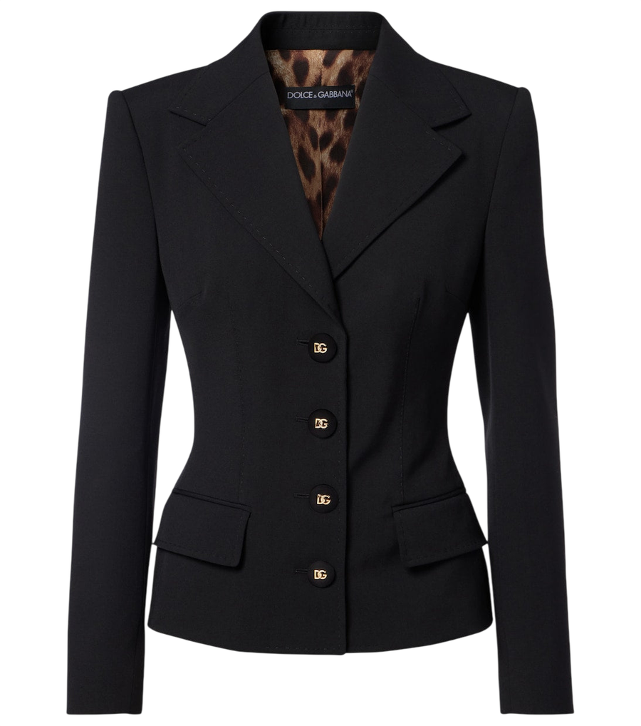 Dolce&Gabbana DG wool-blend blazer
