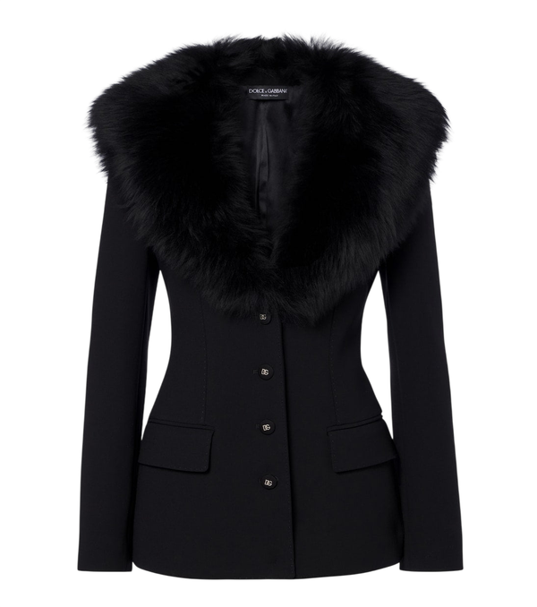 Dolce&Gabbana DG wool-blend jacket
