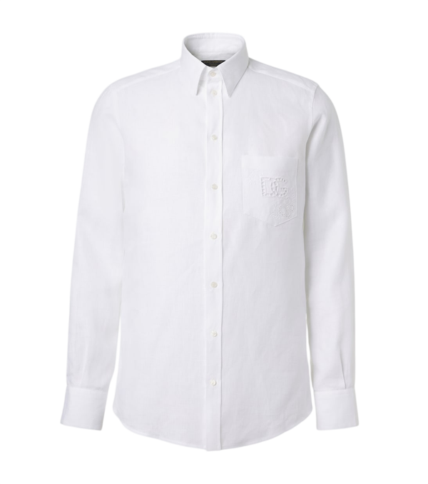 Dolce&Gabbana Embroidered linen shirt
